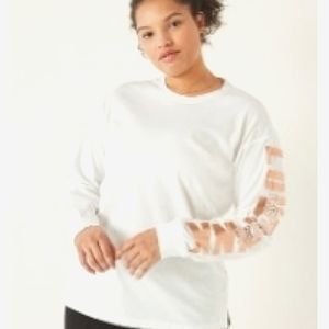 Long-sleeved Victoria Secret Rose-Gold Shirt